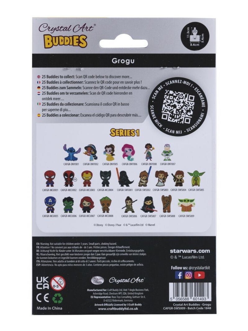 Kit figurine en bois à diamanter - Grogu The Mandalorian Star Wars - 11 cm N/A - Kiabi