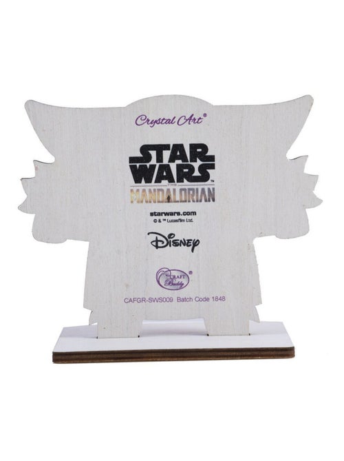 Kit figurine en bois à diamanter - Grogu The Mandalorian Star Wars - 11 cm - Kiabi
