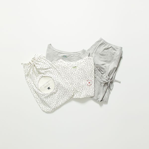 Kit Grossesse Eco Concu Pantalon De Grossesse Ecru Gris Kiabi 30 00