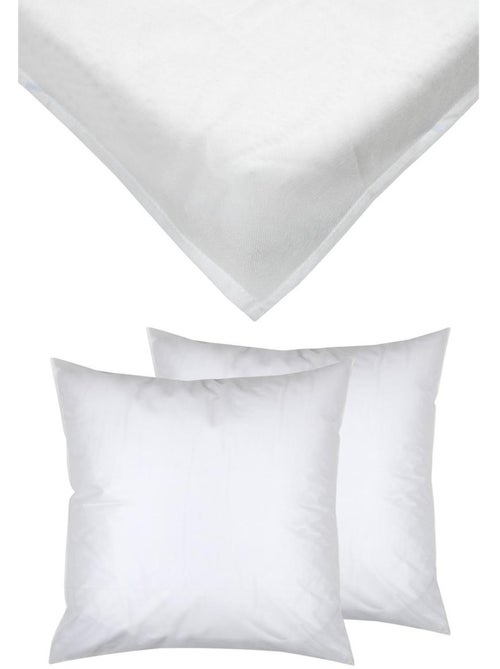 Kit literie jetable protege matelas et oreiller 140 x 200 cm Milley - Kiabi