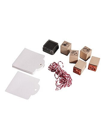 Kit mini-tampons bois - Fruits frais - Kiabi