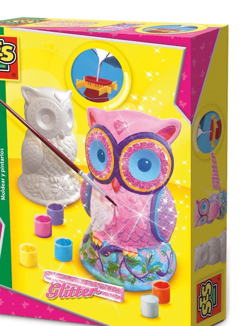 Kit moulage et peinture : Chouette N/A - Kiabi