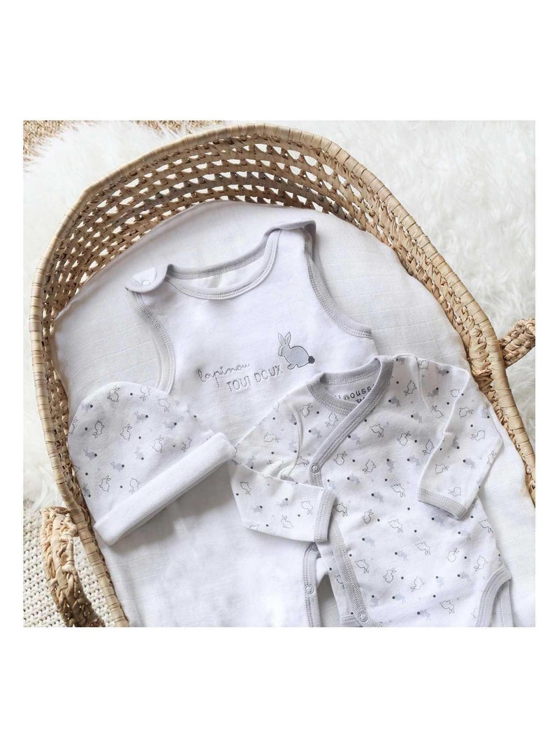 Kit naissance 3 pièces Blanc - Kiabi