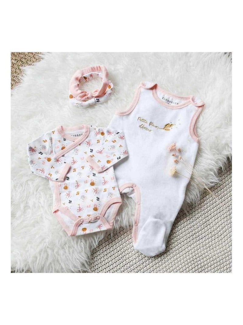 Kit naissance 3 pièces Blanc - Kiabi