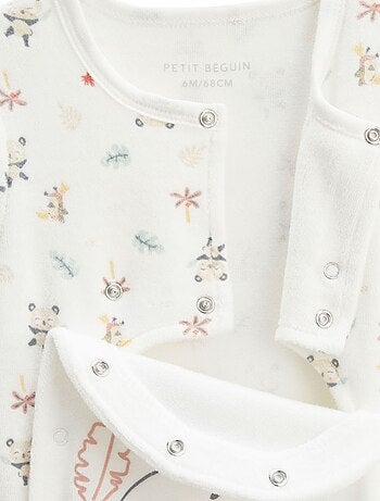 Kit naissance 3 pièces pyjama, body et doudou bébé Baby Panda