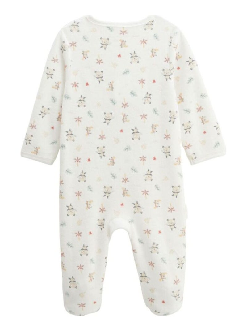 Kit naissance 3 pièces pyjama, body et doudou bébé Baby Panda Ecru - Kiabi