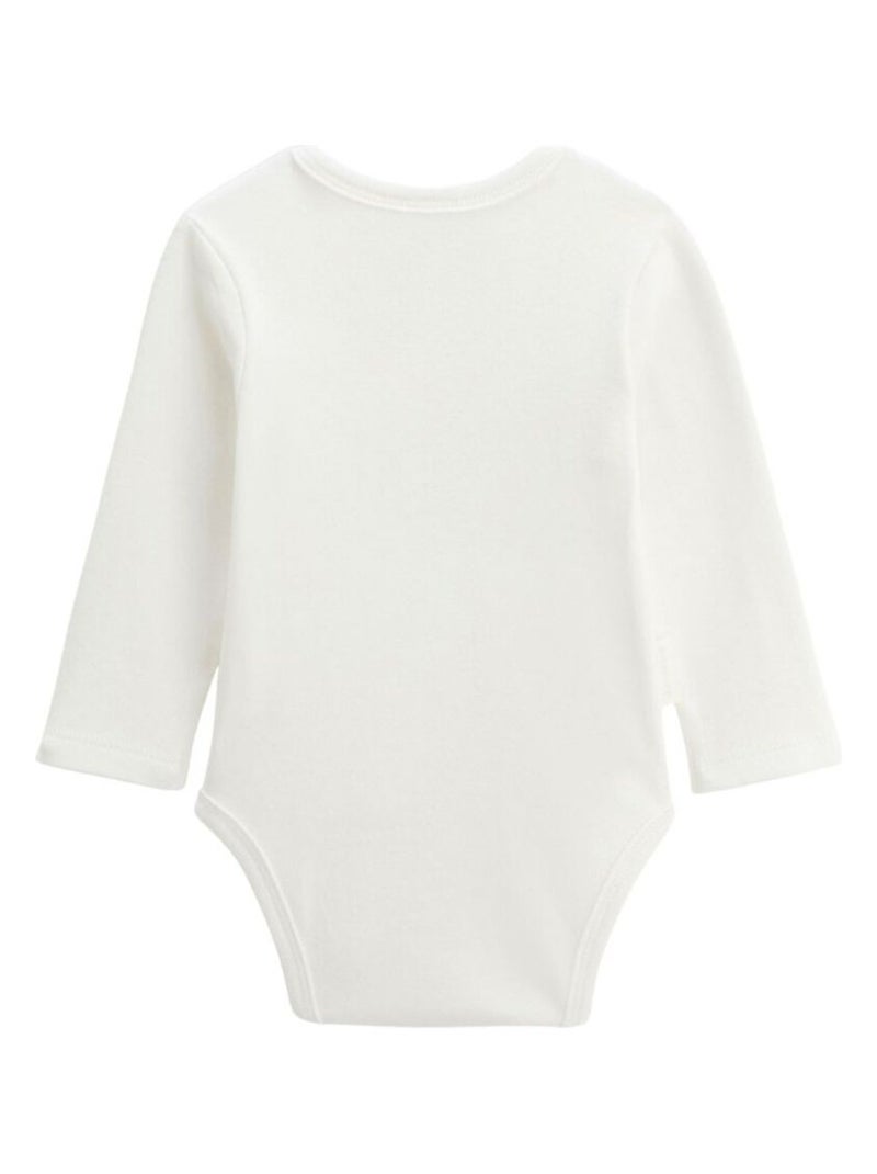 Kit naissance 3 pièces pyjama, body et doudou bébé Baby Panda Ecru - Kiabi