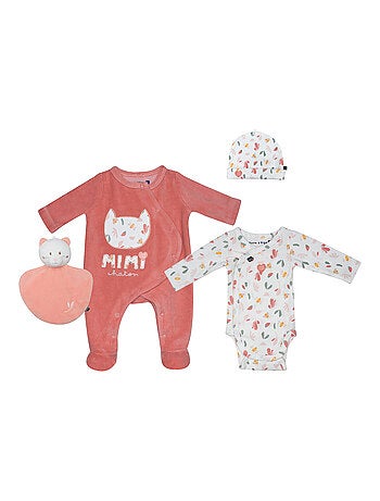 Kit naissance 4 pièces Rachida Sucre d'Orge