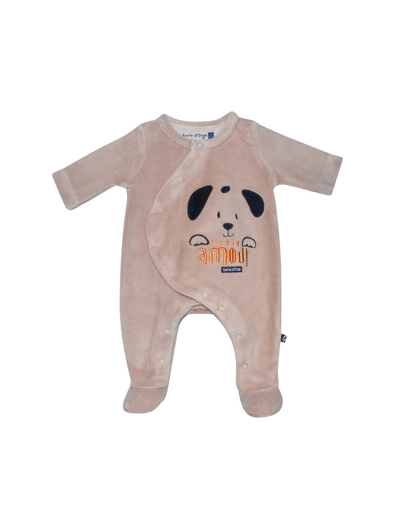 Kit naissance 4 pièces Ricky Sucre d'Orge Beige - Kiabi