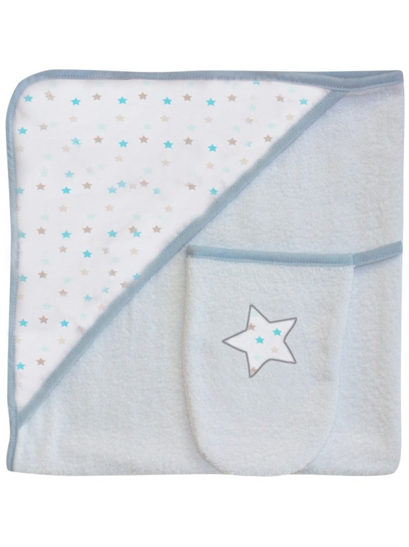 Kit Naissance bébé Bleu Les Chatounets Blanc Bleu - Kiabi