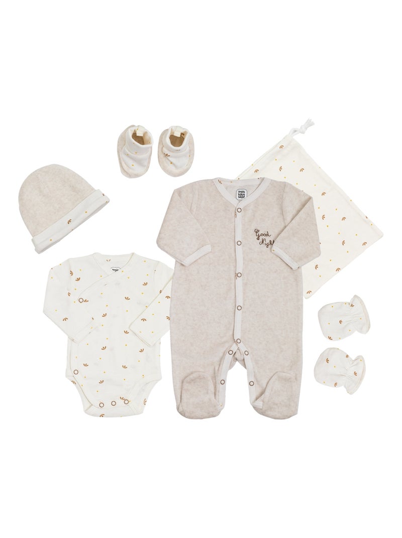 kit naissance bébé Ecru - Kiabi