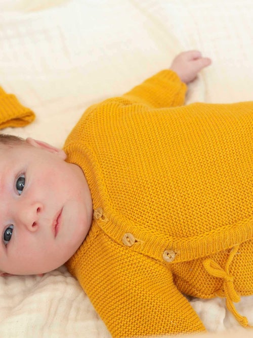 Kit naissance bébé en maille - Kiabi