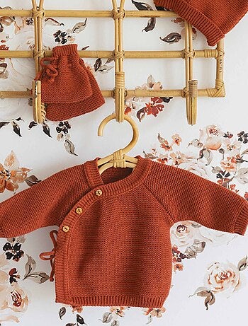 Kit naissance bébé en maille