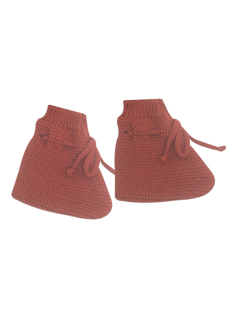 Kit naissance bébé en maille Rouge brique - Kiabi