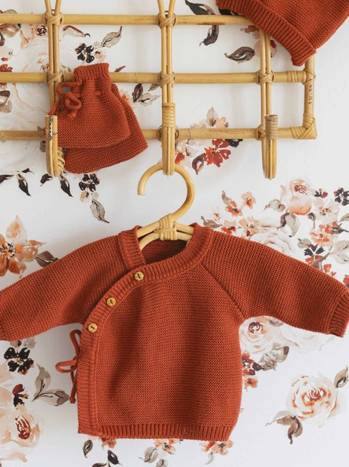 Kit naissance bébé en maille - Kiabi