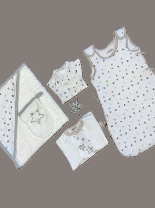 Kit Naissance bébé Gris Les Chatounets