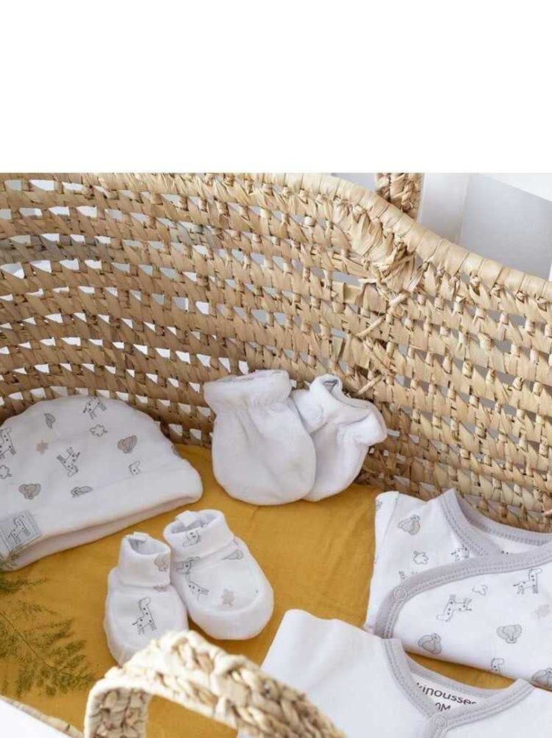 Kit naissance mixte 6 pièces Blanc - Kiabi