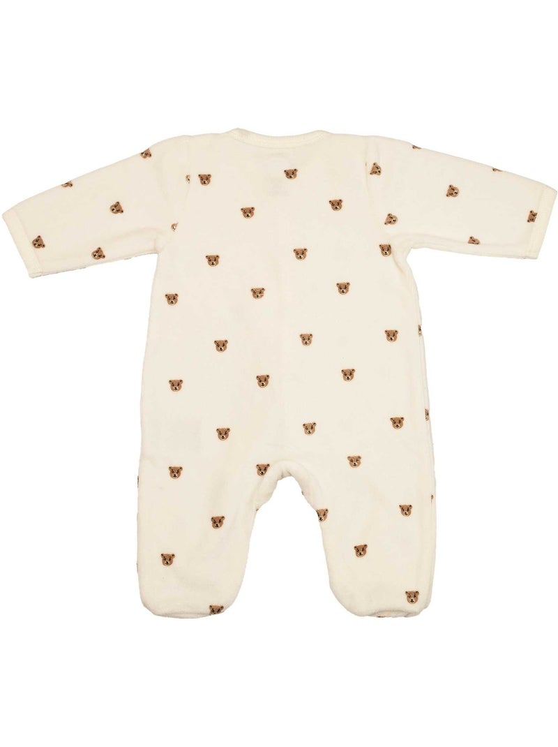 Kit naissance ours moka - ensemble naissance 6 pièces Ecru - Kiabi