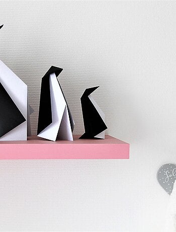 Kit Origami Gigognes Pingouin Lapin et Marionnette papier - Kiabi