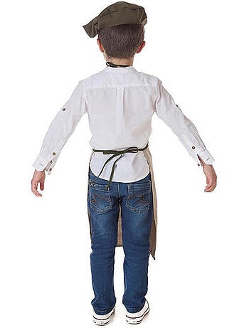 Kit ou costume de vendeur de châtaignes - Feuilles de châtaignier