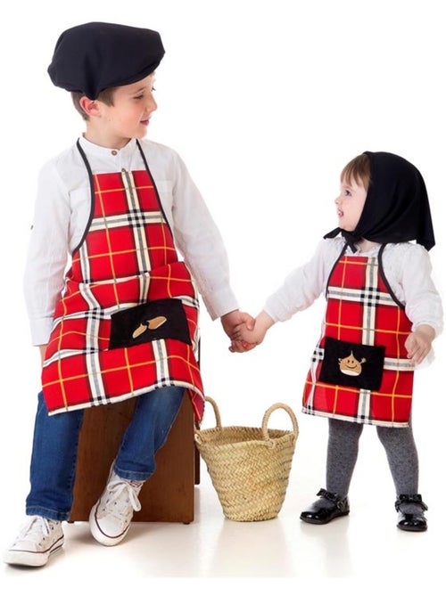 Kit ou costume de vendeur de châtaignes (à carreaux) - Kiabi