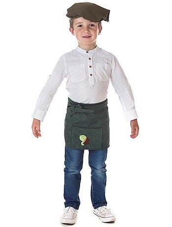 Kit ou costume de vendeur de châtaignes d'automne