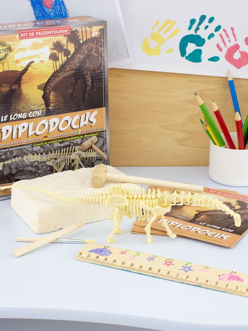 Kit Paleo - Diplodocus Marron - Kiabi
