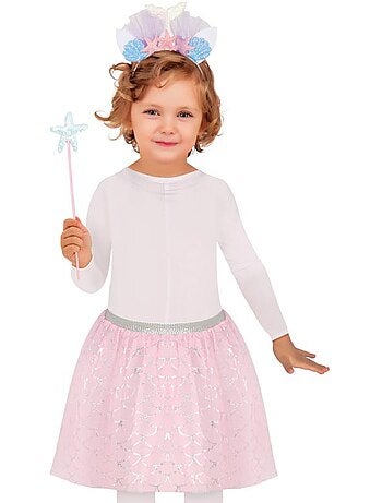 Kit Petite Sirène : serre-tête, baguette magique et tutu