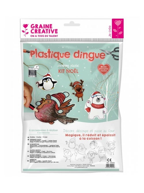 Kit plastique dingue 7 suspensions noel - Kiabi