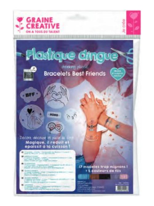 Kit plastique dingue bracelets de amitie - Kiabi