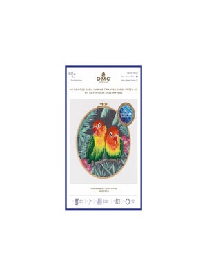 Kit Point De Croix Iris Luca-S - Motif 24x38cm, Fil Anchor, Toile Aida 16 Fils, 34 Couleurs