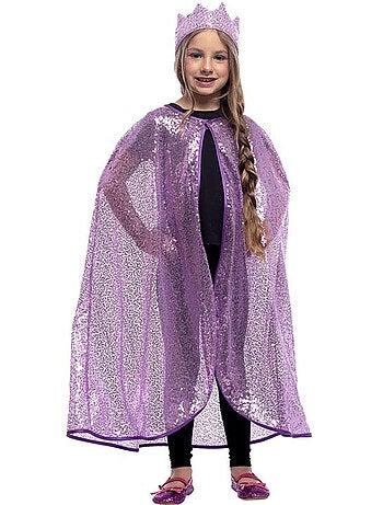 Kit Princesse Paillettes : Cape et Couronne