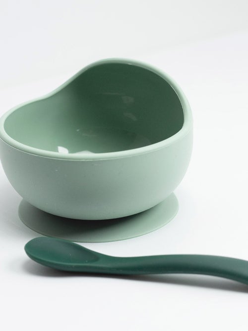 Kit Repas Silicone Bébé - 2 Pièces - Kiabi