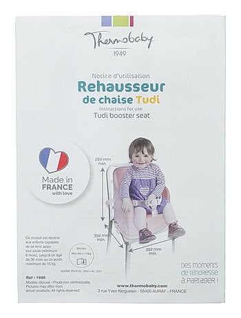 Kit sangles rehausseur TUDI avec notice