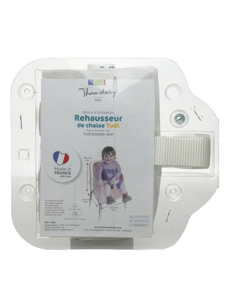 Kit sangles rehausseur TUDI avec notice Blanc - Kiabi
