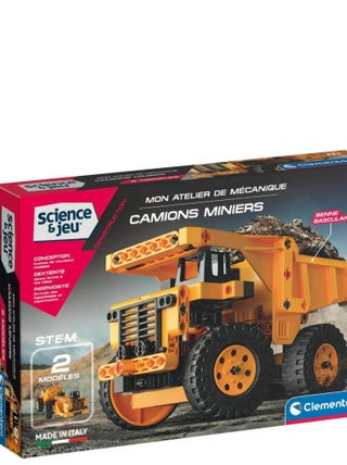 Kit science et jeu : Camions miniers