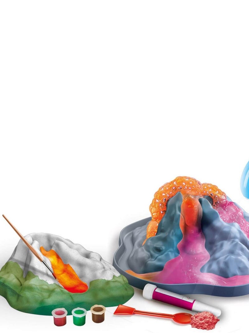 Kit science et jeu : Expériences volcaniques N/A - Kiabi