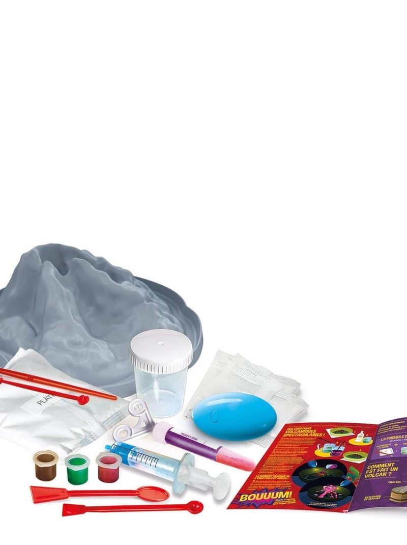 Kit science et jeu : Expériences volcaniques N/A - Kiabi