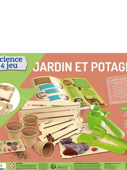 Kit science et jeu : Play for Future : Jardin potager - Kiabi