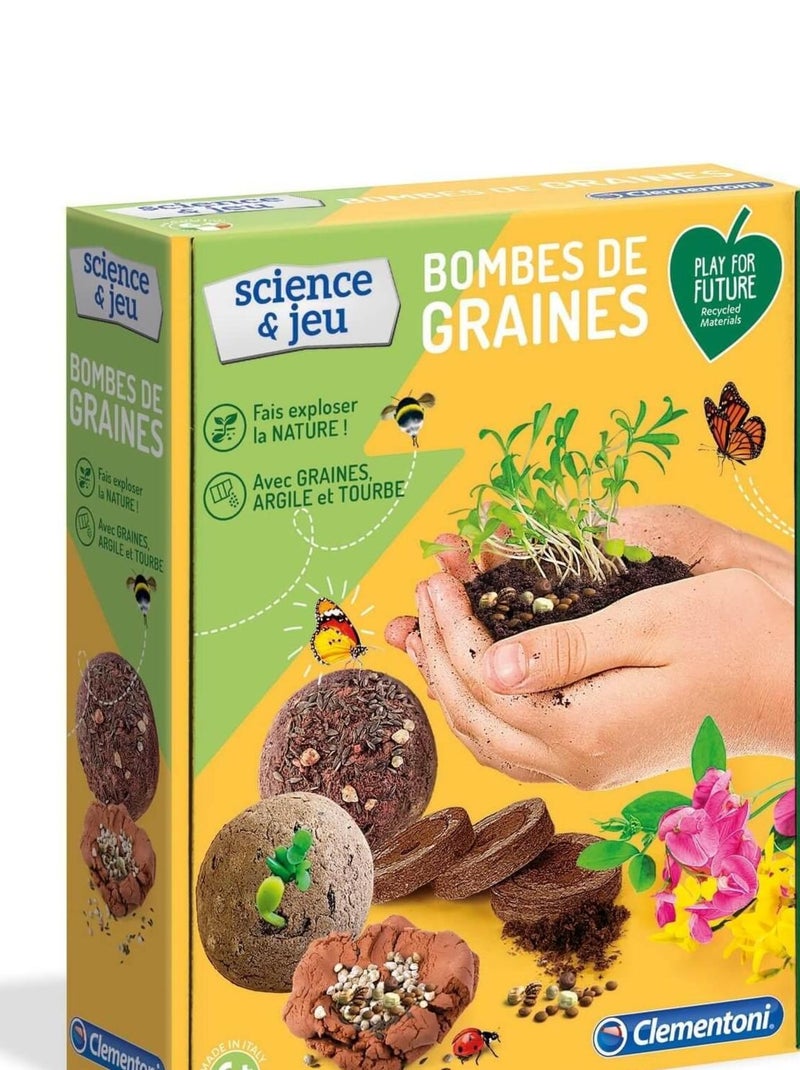 Kit sciences et jeu : Play for future : Bombe de graines N/A - Kiabi
