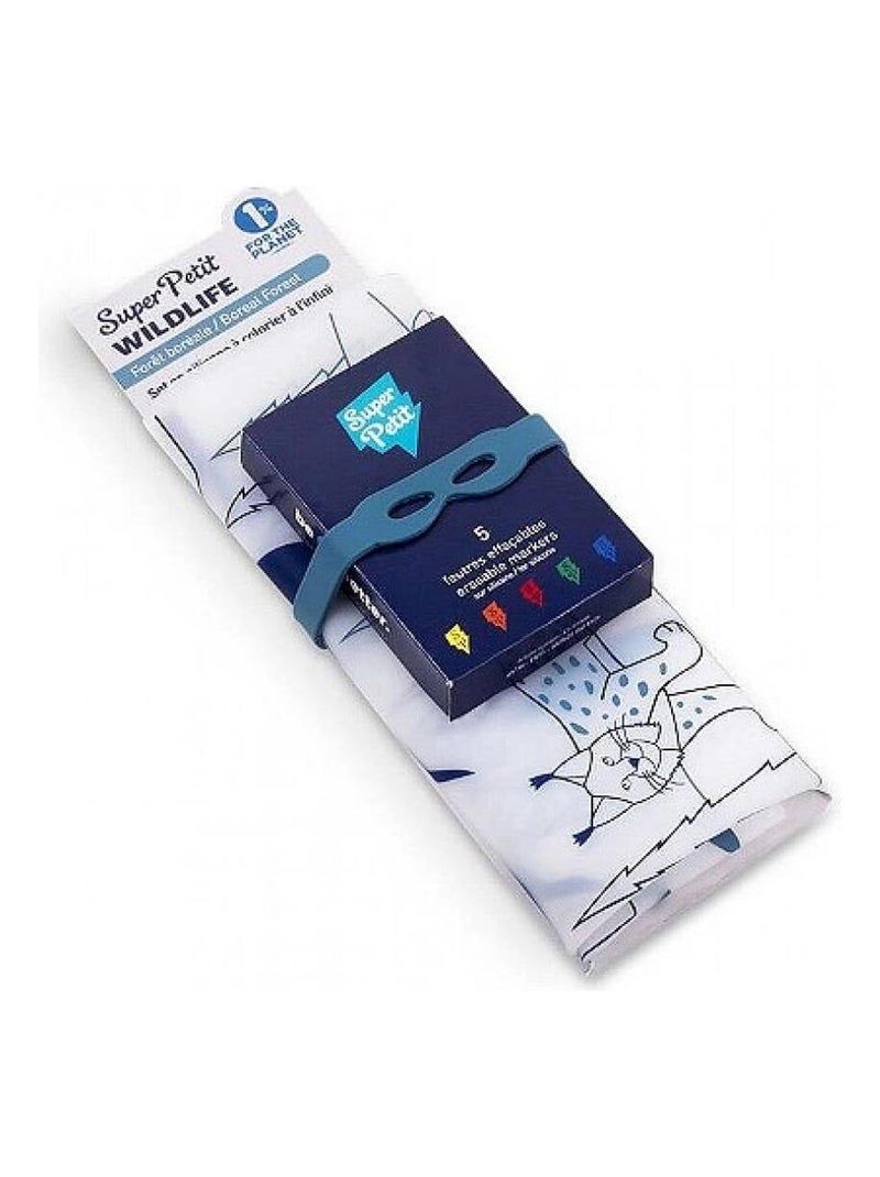 Kit Set silicone et 5 feutres WILDLIFE Boreal N/A - Kiabi