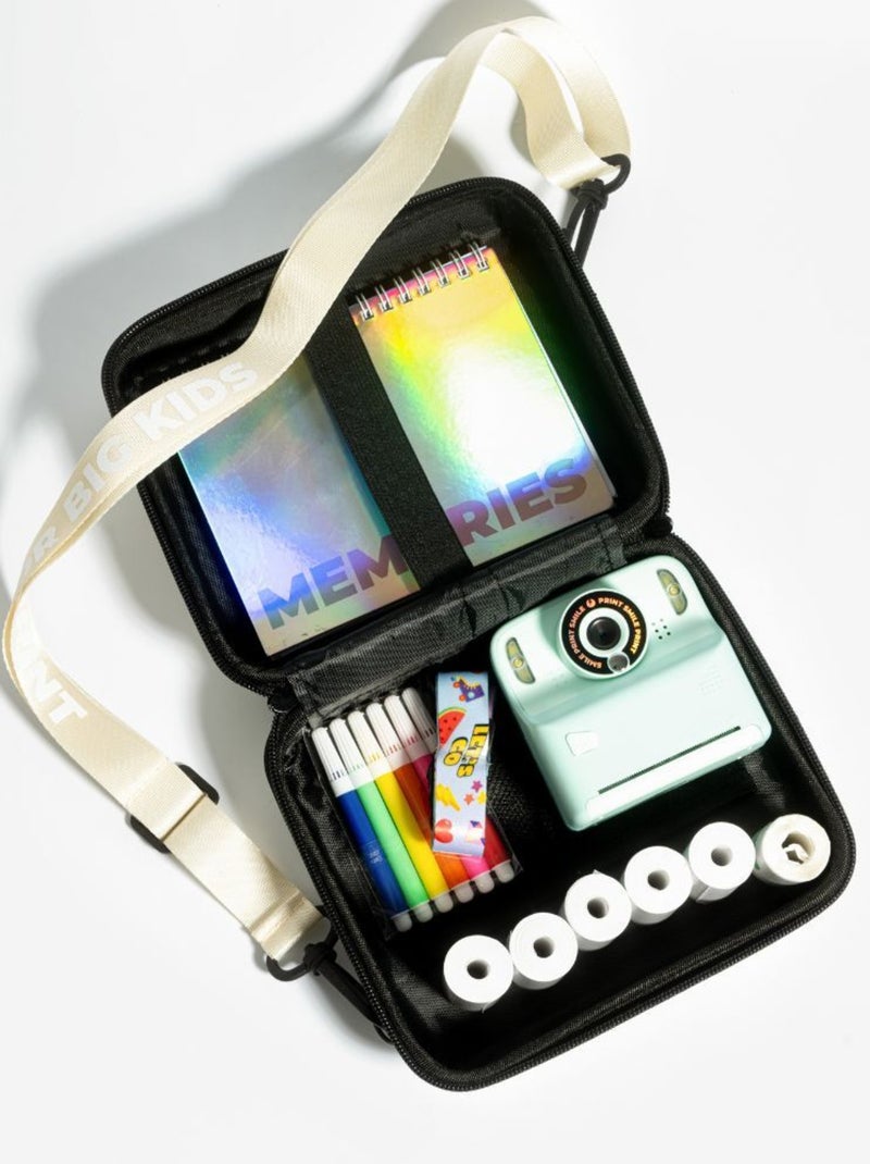 Kit Travel Pixiprint - Housse de Transport + 4 Rouleaux de Papier - Accessoire Pratique - MOB Multicolore - Kiabi