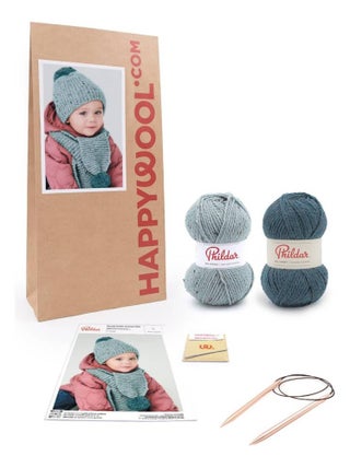 Kit Tricot Bonnet Écharpe Laine Tiffany