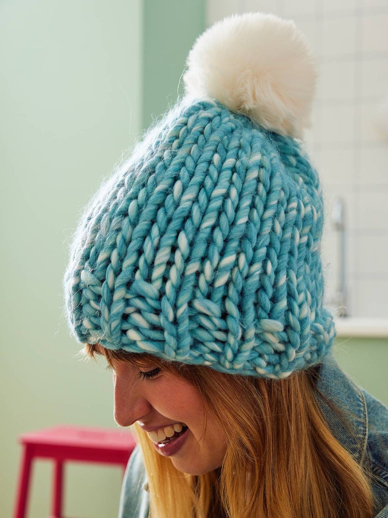 Kit Tricot  Bonnet Olympique Bleu ciel - Kiabi