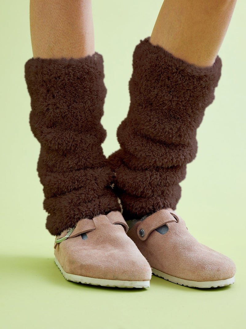 Kit Tricot Guêtres Yoga Marron - Kiabi
