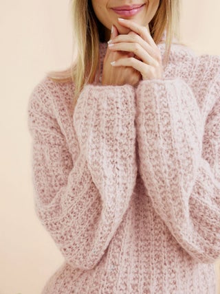 Kit Tricot Pull Mohair Femme Bertille