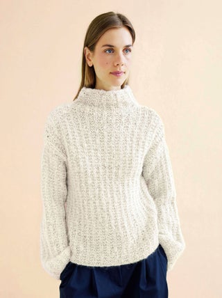 Kit Tricot Pull Mohair Femme Bertille