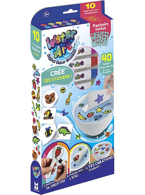 Kit water art - silverlit - avec autocollants - dès 3 ans - Kiabi
