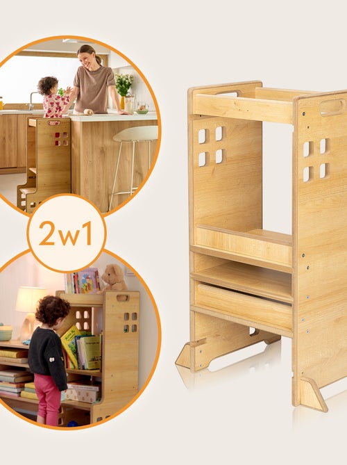 Kitchen helper LIONELO - Tour d'observation et d'apprentissage évolutive - Montessori - Bibliothèque - Kiabi Kitchen helper LIONELO - Tour d'observation et d'apprentissage évolutive - Montessori - Bibliothèque - Kiabi