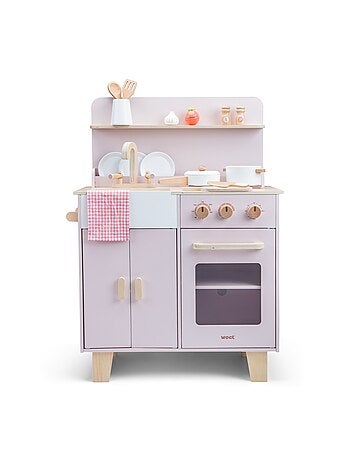 Kitchenette en bois pour enfant